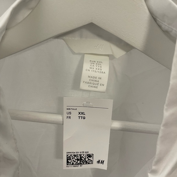 White Button-Up Shirt - Picture 3 of 5